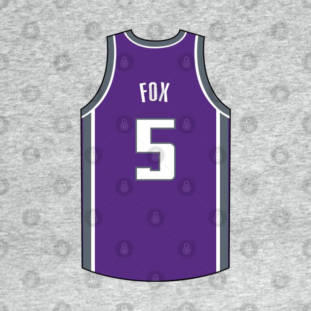 De'Aaron Fox Sacramento Jersey Qiangy by qiangdade